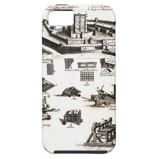 Machines of War and Castle Diagram iPhone 5 Cases