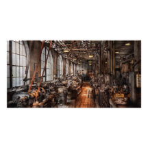 Machinist - A fully functioning machine shop Customized Photo Card