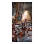 Machinist - Fire Department Lathe Custom Photo Card