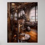 Machinist - Industrial Drill Press Poster