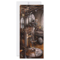 Machinist - Industrial Drill Press Personalized Rack Card