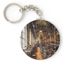 Machinist - Machine Shop Circa 1900's keychains
