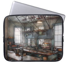 Machinist - Steampunk - The contraption room Computer Sleeves