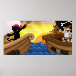 Machu and Jack at Sea Poster posters