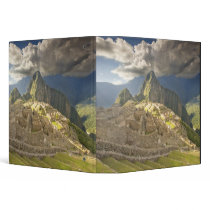 Machu Picchu, ancient ruins, UNESCO world 2 Vinyl Binder