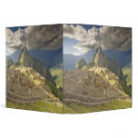 Machu Picchu, ancient ruins, UNESCO world 2 binders