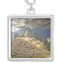 Machu Picchu, ancient ruins, UNESCO world 2 Necklace