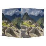 Machu Picchu, ancient ruins, UNESCO world 3 binders