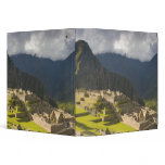 Machu Picchu, ancient ruins, UNESCO world 4 binders