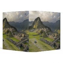 Machu Picchu, ancient ruins, UNESCO world Binder