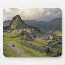 Machu Picchu, ancient ruins, UNESCO world Mousepads