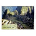 'Machu Picchu at Dawn' cards