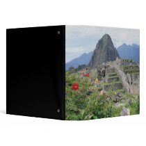 Machu Picchu, Peru 3 Ring Binders