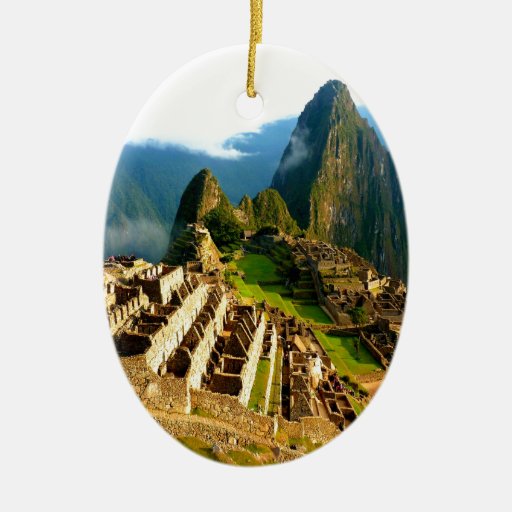 machu picchu peru inca christmas tree ornament zazzle machu picchu peru inca christmas tree ornament zazzle