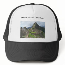 Machu Picchu Peru Ruins hat