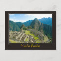 Machu Picchu postcard