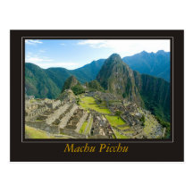 Machu Picchu Postcard