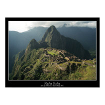 Machu Picchu Poster - New 7 Wonders of the World posters