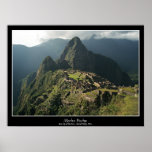 Machu Picchu Poster - New 7 Wonders of the World