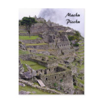 machu stone postcard