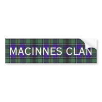 MacInnes Scottish Tartan Bumper Stickers