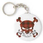 MacIver Tartan Skull Keychains