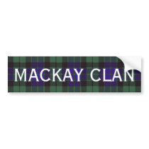 Mackay Scottish Tartan Bumper Sticker