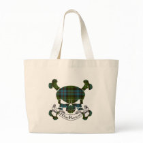 MacKenzie Tartan Skull Canvas Bags