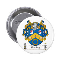 Mackey Family Crest Pinback Button