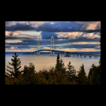Mackinac Bridge #1060 posters