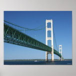 Mackinac Bridge from the Straits Print