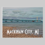 Mackinac Bridge Mackinaw City, MI Postcard postcards