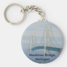Mackinac Bridge, Michigan Keychains