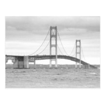 Mackinac Bridge Postcard
