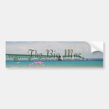 Mackinac Bridge "The Big Mac" Bumper Stickers
