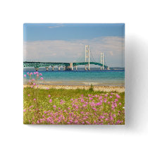 Mackinac Bridge "The Big Mac" Pinback Button
