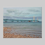 Mackinac Bridge Wrapped Canvas canvas prints