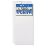 Mackinac License Custom Rack Cards