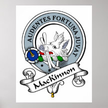 MacKinnon Clan Badge Posters