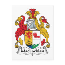 MacLachlan Family Crest Postcards