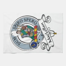 MacLellan Clan Badge Kitchen Towels