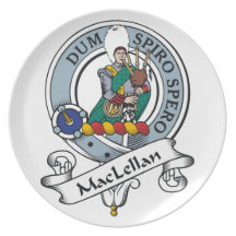 MacLellan Clan Badge Party Plate