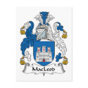 MacLeod Family Crest postcards by coatsofarms MacLeod Family Crest postcards