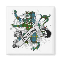 MacLeod Tartan Lion Magnets