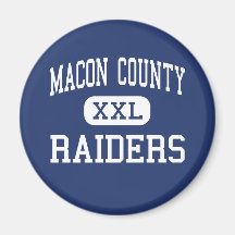 Macon County - Raiders - Elementary - New Cambria Fridge Magnets