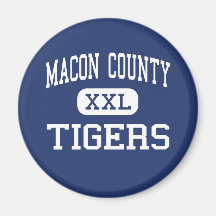 Macon County - Tigers - Junior - Lafayette Refrigerator Magnets