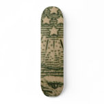 Macro Dollars Bills Money Skateboard