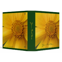 Macro Flower Personalized Avery Photo Album Binder
