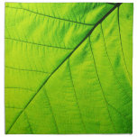 Macro Green Leaf Napkins