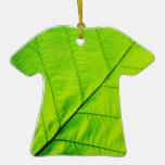 Macro Green leaf Ornaments
